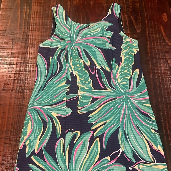 Lilly Pulitzer Dresses & Skirts - Lilly Pulitzer Cathy Tiger Palm green shirt dress